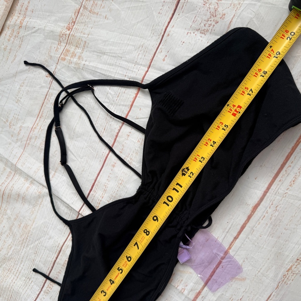 Savage X Fenty Black Cotton Ruched Bralette‎ – Size 3X | NWOT - Picture 3 of 5